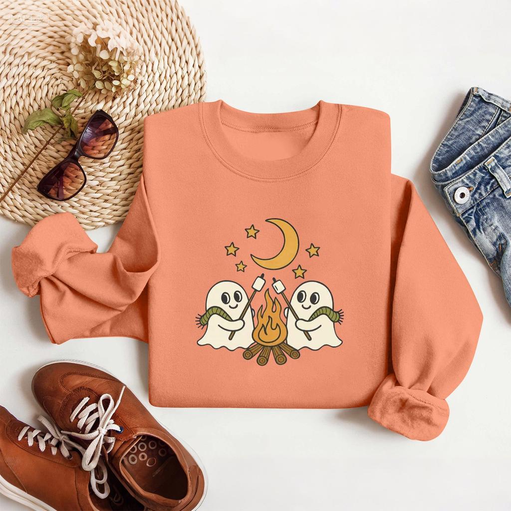 Damen Oberteile Damen Langarm Sweatshirt Lässig Rundhals Locker Geschnitten Pullover Fleece Oberteile