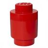 Boite Lego Géante Ronde Rouge - LEGO - D 12,3 X H 18,3 Cm - Enfant 3+ Ans