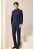 Men's Autumn/Winter Double-Breasted Suit Set - Professional Business Attire for Hotel Managers