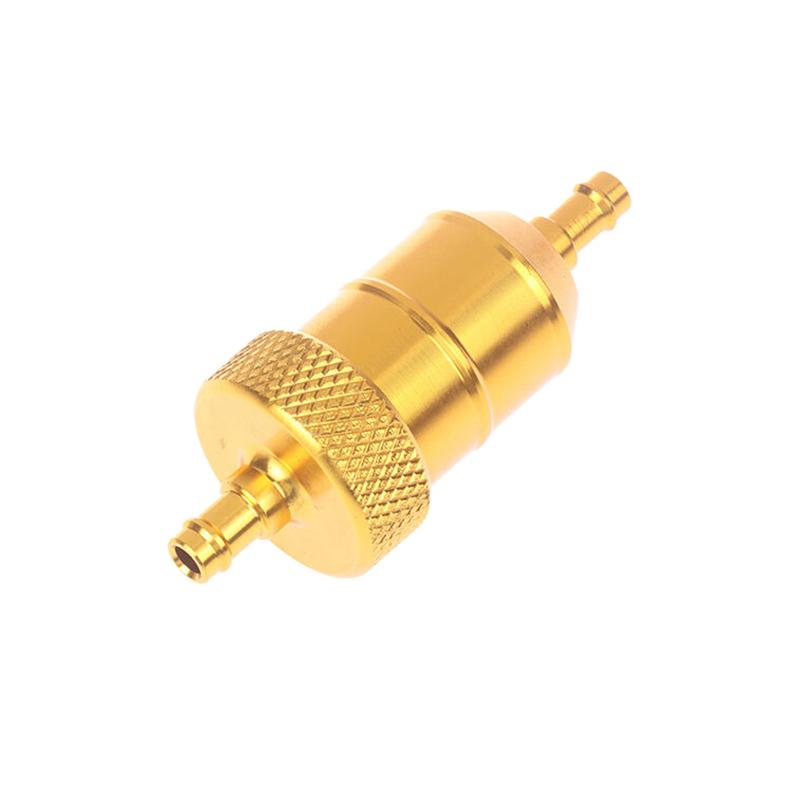 Universal 8mm 5/16'' Motorcycle Fuel Filter Car Oil Inline For Motorcycle Scooters Chrome Aluminum Fuel Filters 7 Color