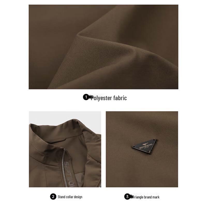 SEPTWOLVES Men's Tech Waterproof Lightweight Jacket