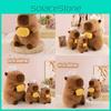Toy Plush Capybara Chef Design Doll Birthday Gift Party Accessory Decoration