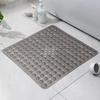 PVC5353 Non-slip Bubble Shower Mat with Suction Cups - Fall Prevention and Water Leakage Protection.