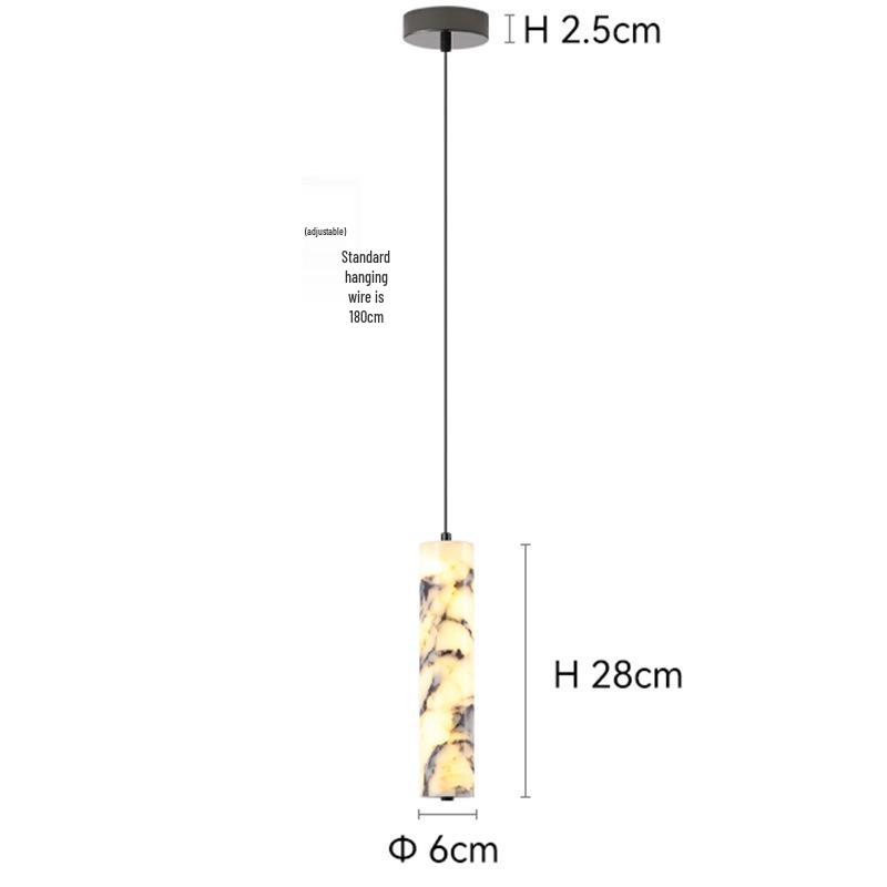 Lux Stone Headboard Ambient Pendant Light for Modern Spaces