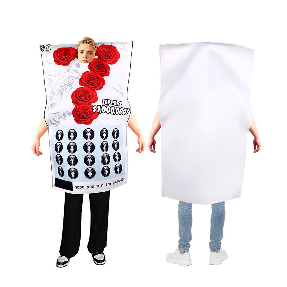 Halloween Elf Ball Performance Costume Hongzhong Fa Cai Costume Campus Event Performance onesie 2 composite sponge