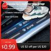 BAEK3 Hot 2025 5PCS Carbon Fiber Car Door Sill Protection Sticker Threshold Bar For BMW Power Performance M4 M3 M5 M6 E90 E60 E46 E39