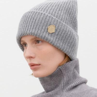 Halden Wool 100 Knit Beanie (C054_grey)