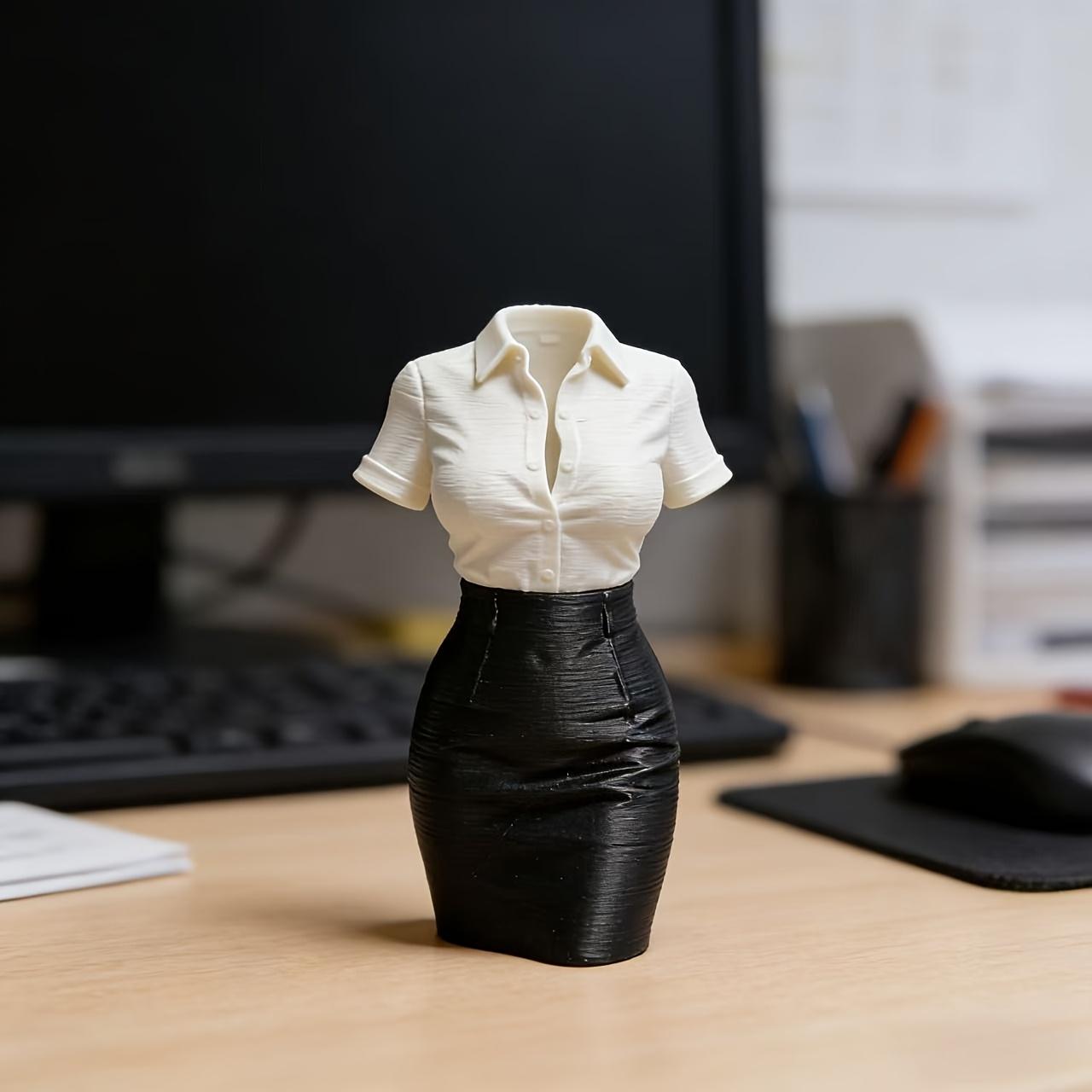 

A 3D-Printed Creative Office Ornament, Desktop Art Decoration, a Niche High-End Sculpture, Perfect for Relieving Stress at Work чорний