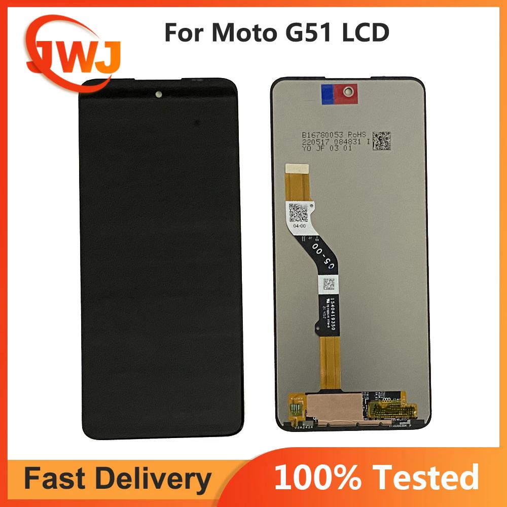 

LCD Screen and Digitizer Full Assembly for Moto G51 5G