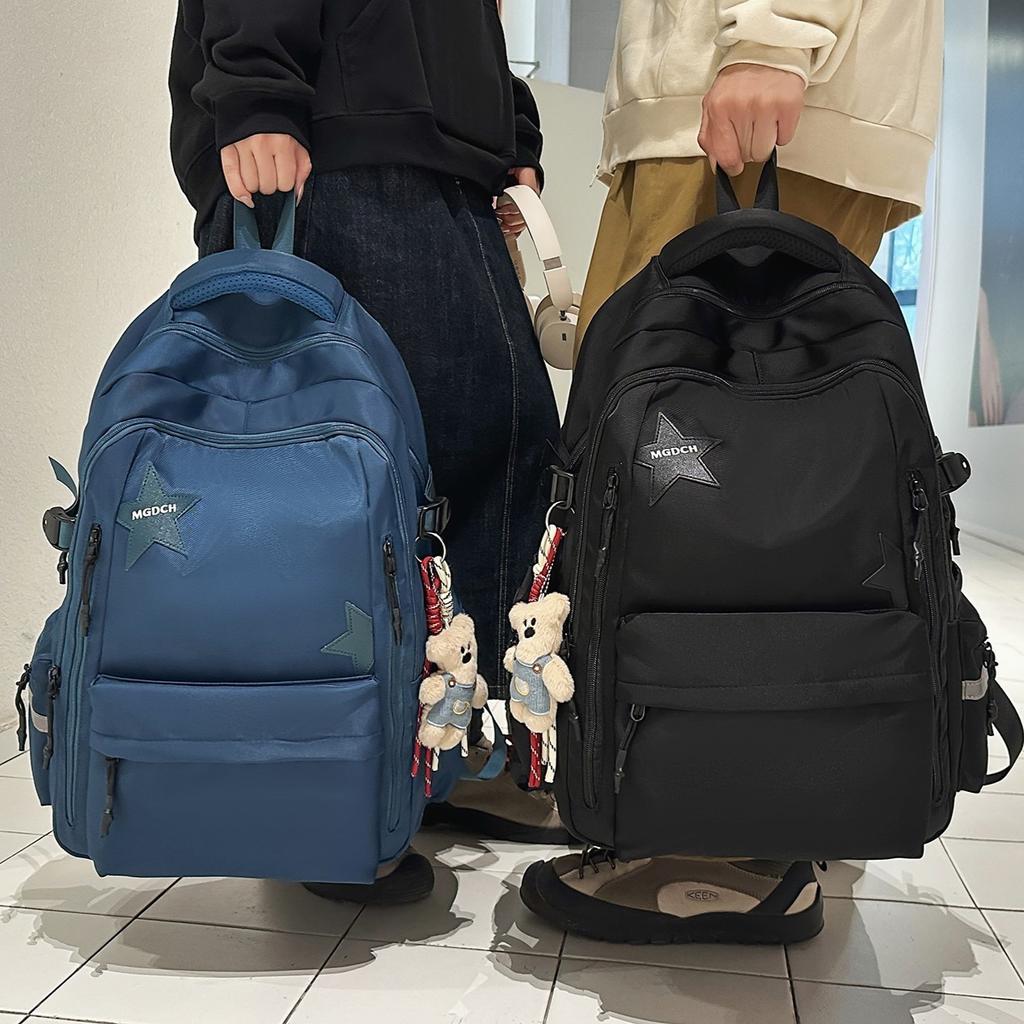 Schoolbag backpack design sense niche students junior high school students large capacity Japanese Korean version schoolbag cool fashion backpack