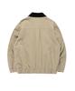 Thevinylhouse Mixed Collar Blouson Jacket Beige