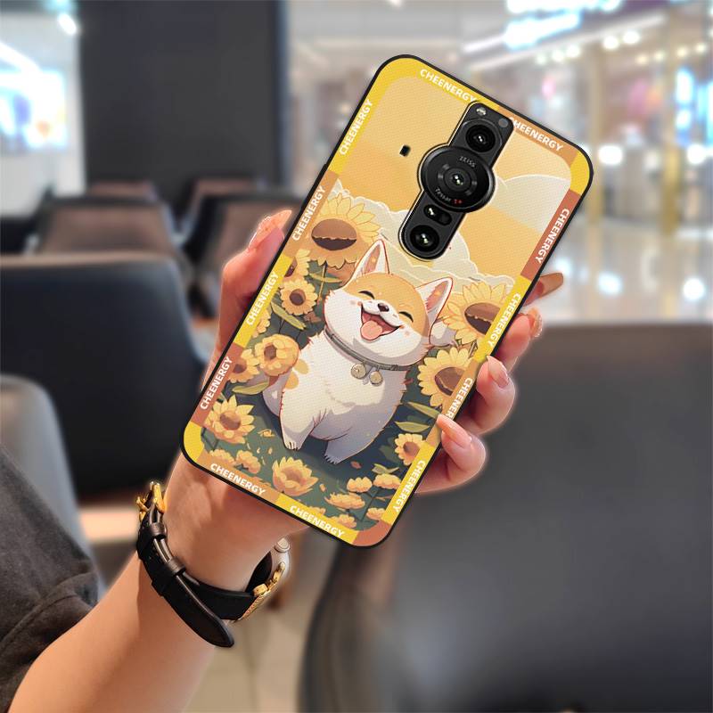 Soft Case Fashion Design Phone Case For Sony Xperia Pro-I Durable Back Cover Shockproof Phone Pouch Graffiti Waterproof