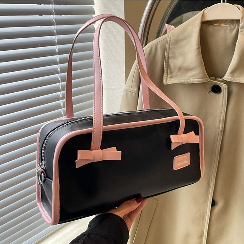 Versatile Large-capacity Bag Women's New Fashion Contrasting Color Shoulder Bag Casual Messenger Bag