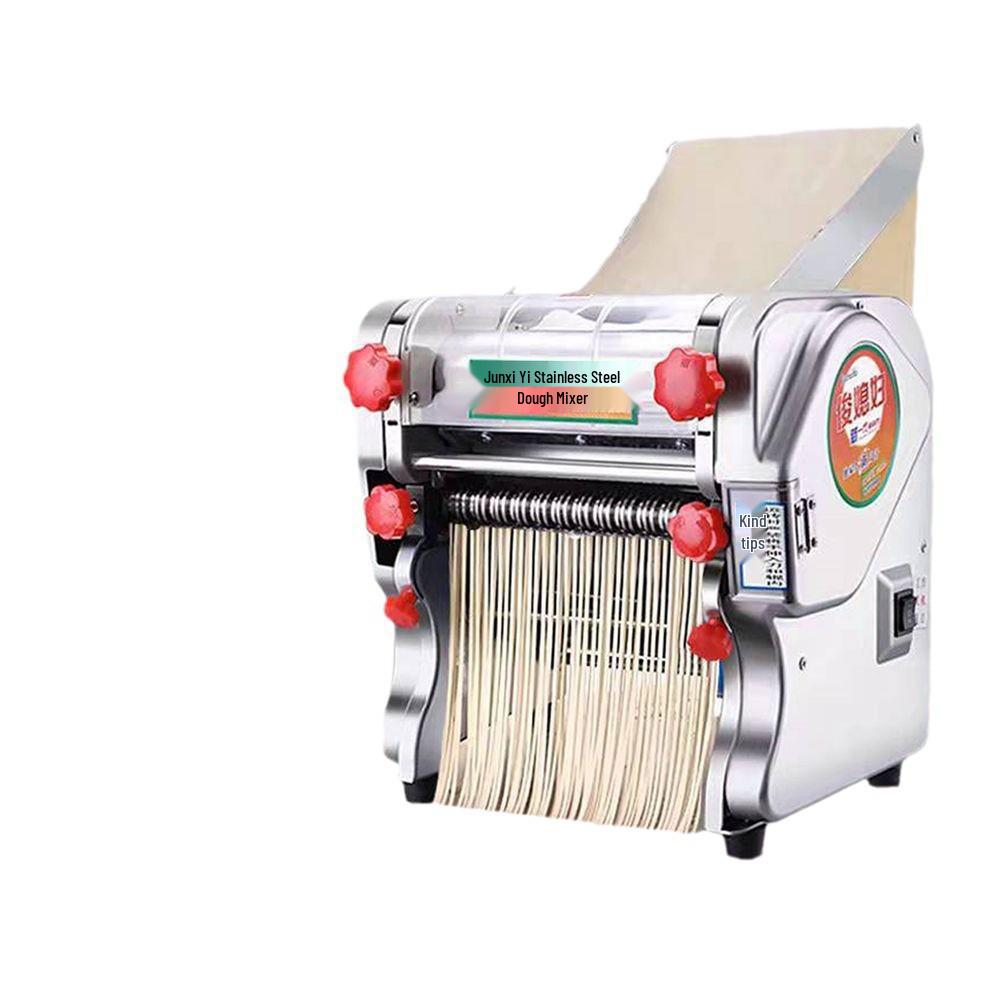 Junxi Electric Dough Roller: Stainless Steel Automatic Noodle Maker for Home and Commercial Use