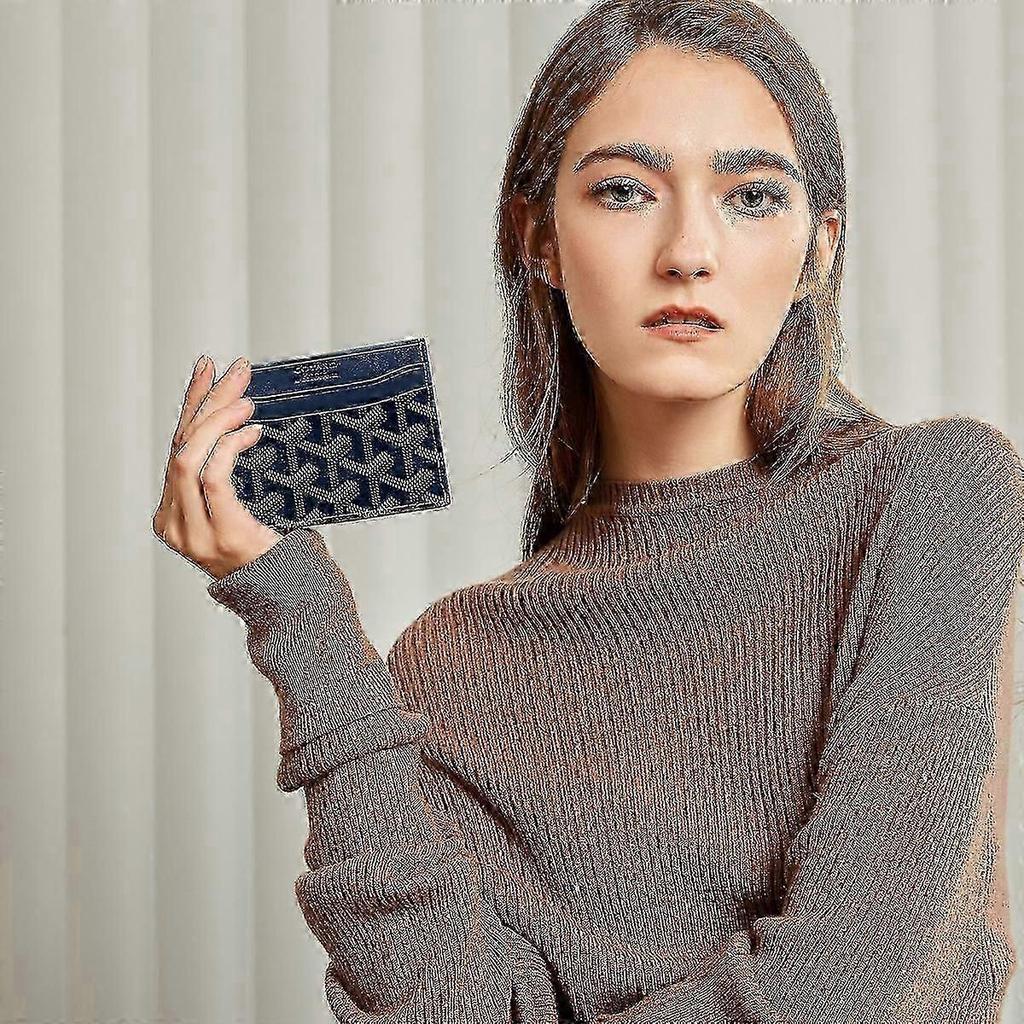 Size Cowhide Elegant De Card Bag Small Style Card Bag Fashion