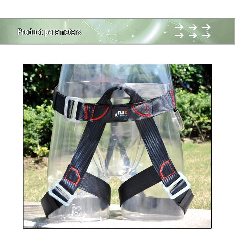 Outdoor Rock Climbing & Fire Rescue Half-Body Sit Harness