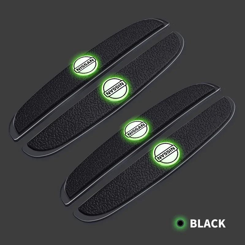 

For Volkswagen 4pcs Car Door Anti-collision Bumper Strips Luminous Sticker For Volkswagen Polo Golf 3 4 5 6 7 8 6 T5 B4 B5 B6 B7