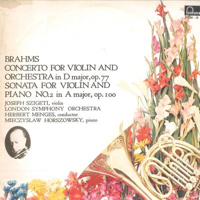 LP Record JOSEPH SZIGETI LONDON SYMPHONY ORC Brahms Concerto For Violin And Orch FCM9 FONTANA Japan Classical Used