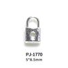 Japanese Young Lady 3D Buckle Nail Art Accessories - Mini Key Lock Heart DIY Decoration