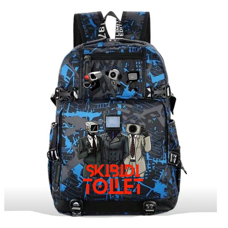 Printed primary and secondary school students backpack travel bag