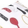 Hot Food Insulation Cover Foldable Square Dustproof Aluminum Foil Insulation Food Cover Tent Red