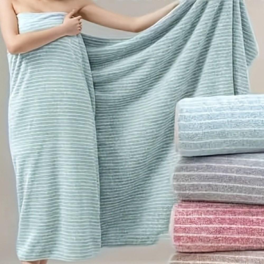 Non-Shedding Extra Large Towel Comfortable Absorbent Towel Portable Quick Drying Towel  Spa Use