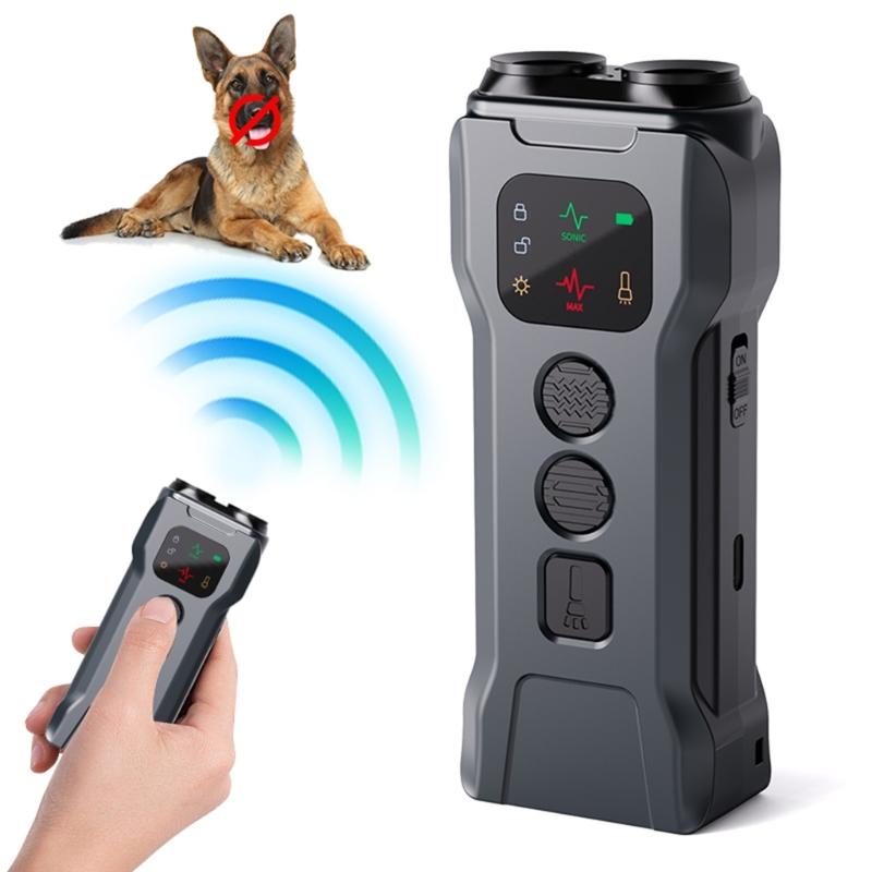 Lunga gittata Ultrasuoni non Dispositivo Anti-Abbaio Efficace Dispositivo di Controllo dell'Abbaio del Cane Soluzione di Addestramento Delicata Facile da Usare per Cani