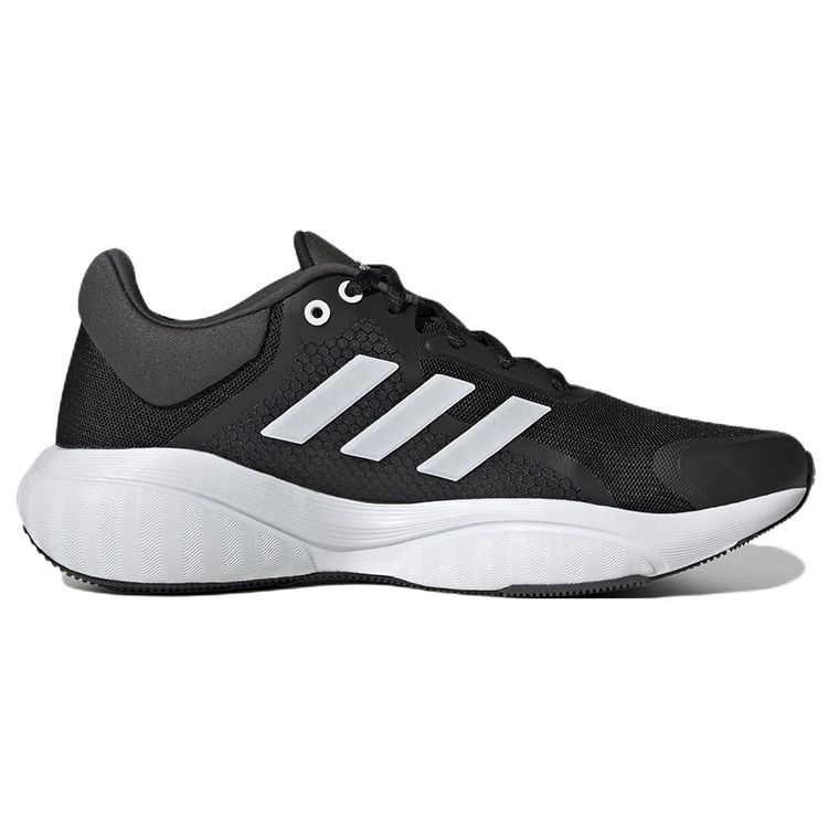 Adidas Response Casual Comfortable Non-Slip Wear-Resistant Breathable Low-Top Running Shoes Women Running Shoes Black White GX2004