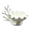 3D Printed Shell Shape Jewelry Dish Tray, Ocean Wave Organizer with Grooved Design, Matte Vanity Ring Earrings Necklaces Holder, Mothers Day