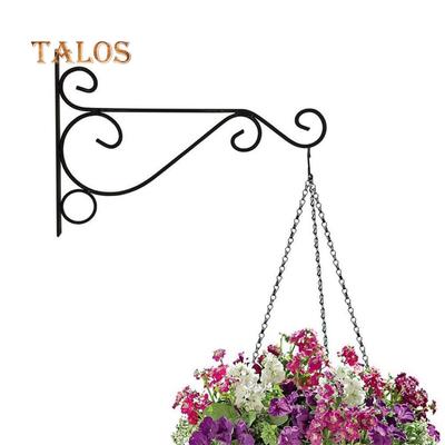 Metal Iron Wall Hanging Bracket Art Plant Holder Hanger Hook Home Garden Decor Accessories