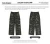 LKTM Unisex Amerikanische Hip-Hop Camouflage Multi-Taschen Locker Gerade Bein Arbeitshose