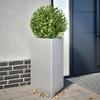 VidaXL Triangular Planter 50x43x75 Cm Galvanized Steel 851181