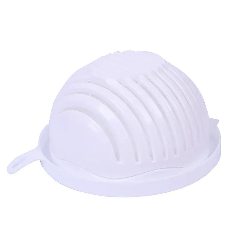 Creative Salad Cutter Bowl Fruit Chopper Slicers Multifunction Salad Maker Fruit Vegetable Cutting Kitchen Gadget Cutter
