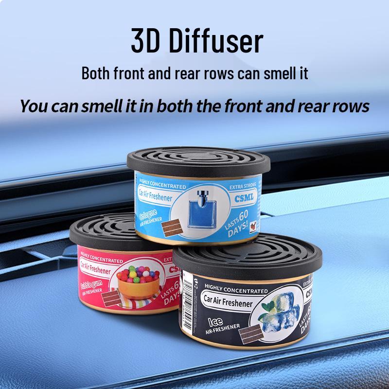 Wooden Block Car Air Freshener: Scented Balm & Deodorizer for Home Use