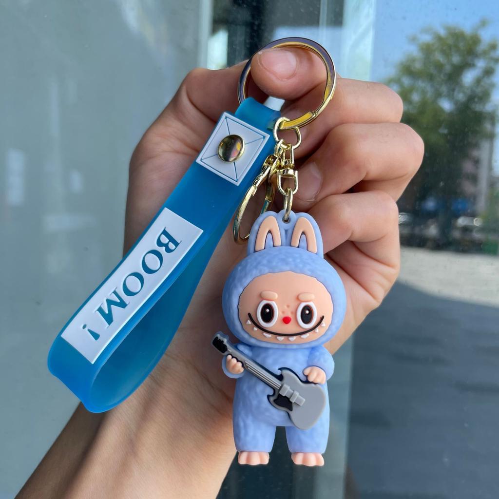 Cartoon Sheep Keychain Pendant Cute Doll Backpack Car Key Chain Ring Gift