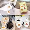 500 Stickers/roll Pancake Dessert Roll Stickers Celebrate Birthday Stickers Decorative Stickers Children Reward Color Stickers