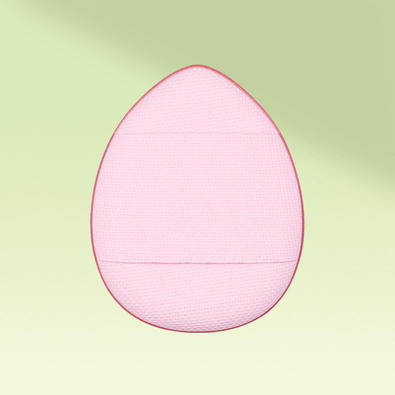 Rosa Mini-Puderquaste für Finger, Make-up-Schwamm mit doppeltem Verwendungszweck für flüssige Grundierung, Nass- und Trockenanwendung, nicht saugfähig, Fingerspitzengröße.