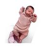 (49cm Full Silicone Vinyl) 19inch Lifelike Reborn Toddler Bebe Doll Loulou Reborn Baby Soft  Body Doll Toy Christmas Surprice Gifts Dolls Toy
