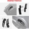 Amazicha Black Saddlebag Lid Lifters Saddle Bag Latch Kit Fit for Harley Davidson Touring Street Glide, Road King, Road Glide, Electra Glide, Ultra