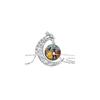 Beauty And The Beast Glass Bead Pendant Necklace For Friends Gift