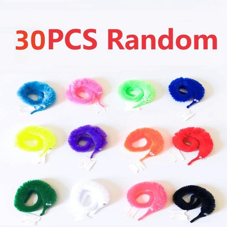 10/30Pcs Magic Worm Cat Toys Magic Caterpillar Birthday Party Magic Show Props Kids Favorite Prize Prank Toys Novelty Funny Prop
