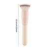 New Single Three-color Hair, Flat Head Foundation Brush, Blush Brush, Loose Powder Brush, Thick Bristles, Seamless, Convenient Makeup Now
