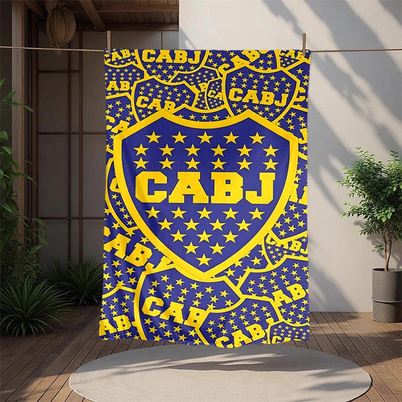 Cabj Flannel Blanket Soft Warm All-Season Throw, Design for Camping, Car Travel, Hiking Sofa, Bed, Office Perfect Gift for Parties