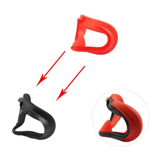Sweat-Proof Shading Silicone Protective Eye Cover for Oculus Quest 2 VR Glasses