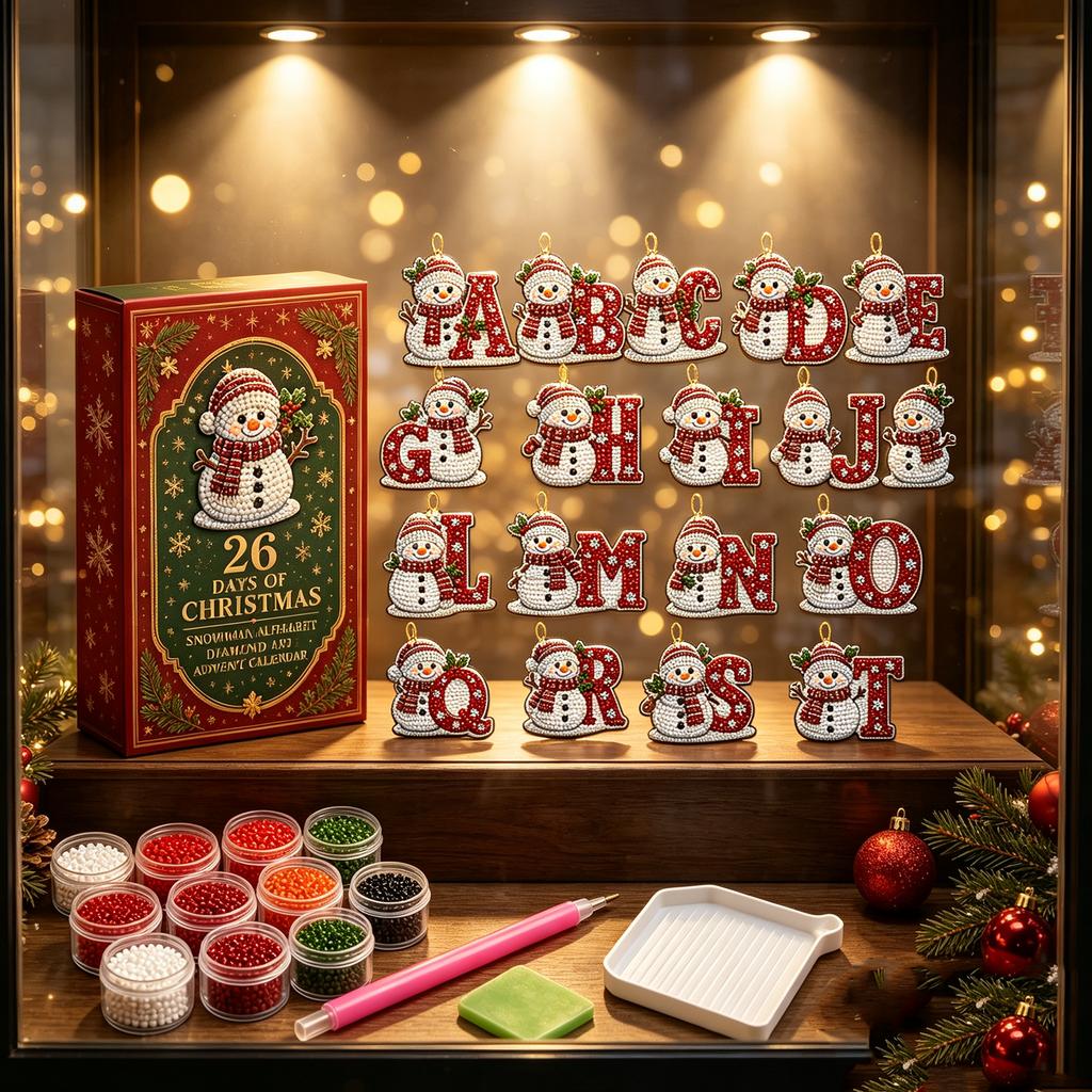 26 Day Christmas Advent Calendar Kit - Festive Countdown for Adults Beginners