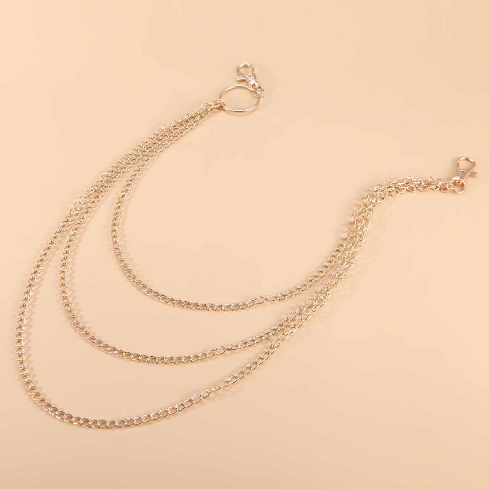 

Модные европейские и американские хип-хоп панк-цепочки на талию и тело