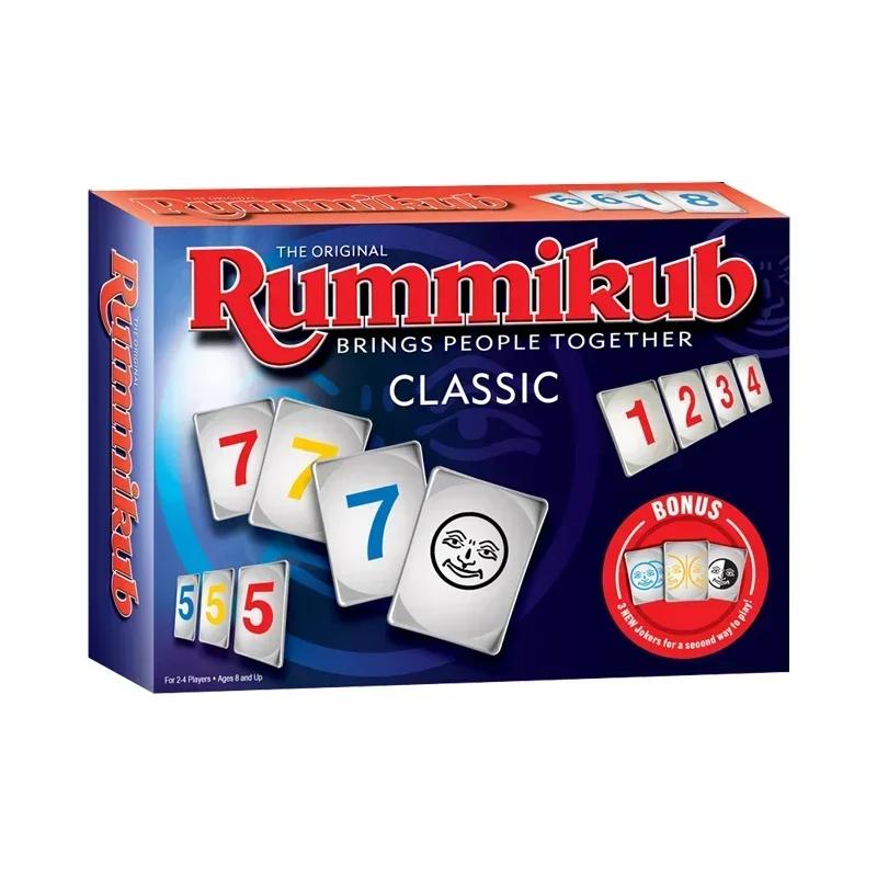 

Rummikub Рамі Плитки Сімейна Гра Стратегії та Удачі Сприяє Розвитку STEM-навичок для Підлітків Дорослих Розваги