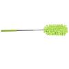 Telescopic Duster Handheld Dust Remover Stainless Steel for Floor Desk Cabinet Cupboard Cleaning Green