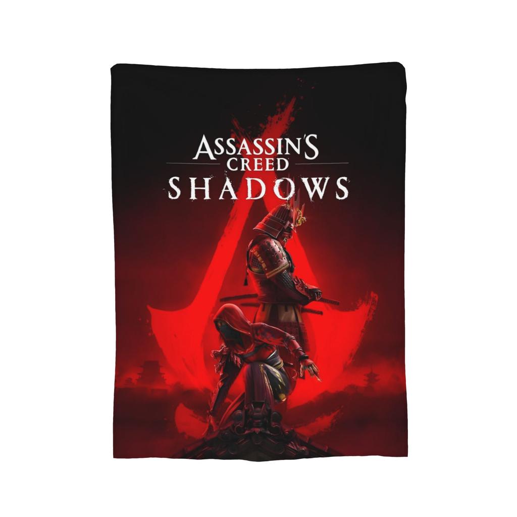 A-Assassins C-Creeds Blankets Coral Fleece Plush Breathable Lightweight Thin Throw Blanket for Bed Travel Bedding Throws