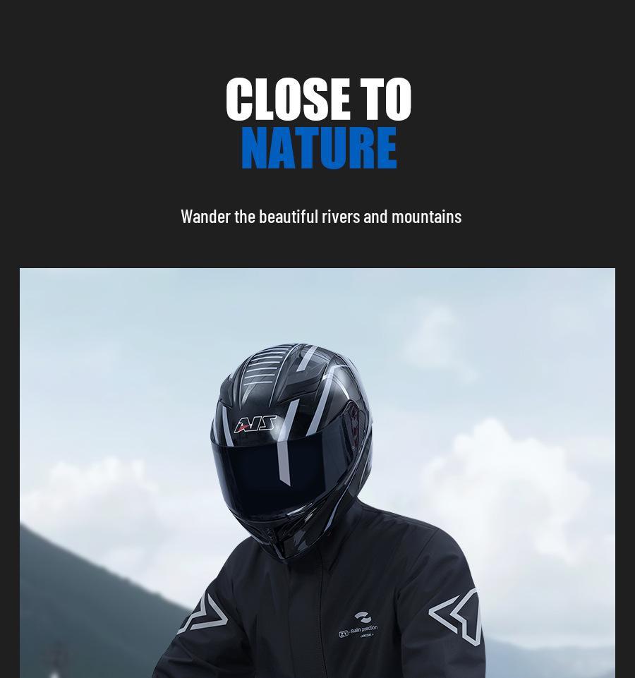 Motorrad-Regenkombi für Herren im Split-Typ, Sturmniveau für Fahrer